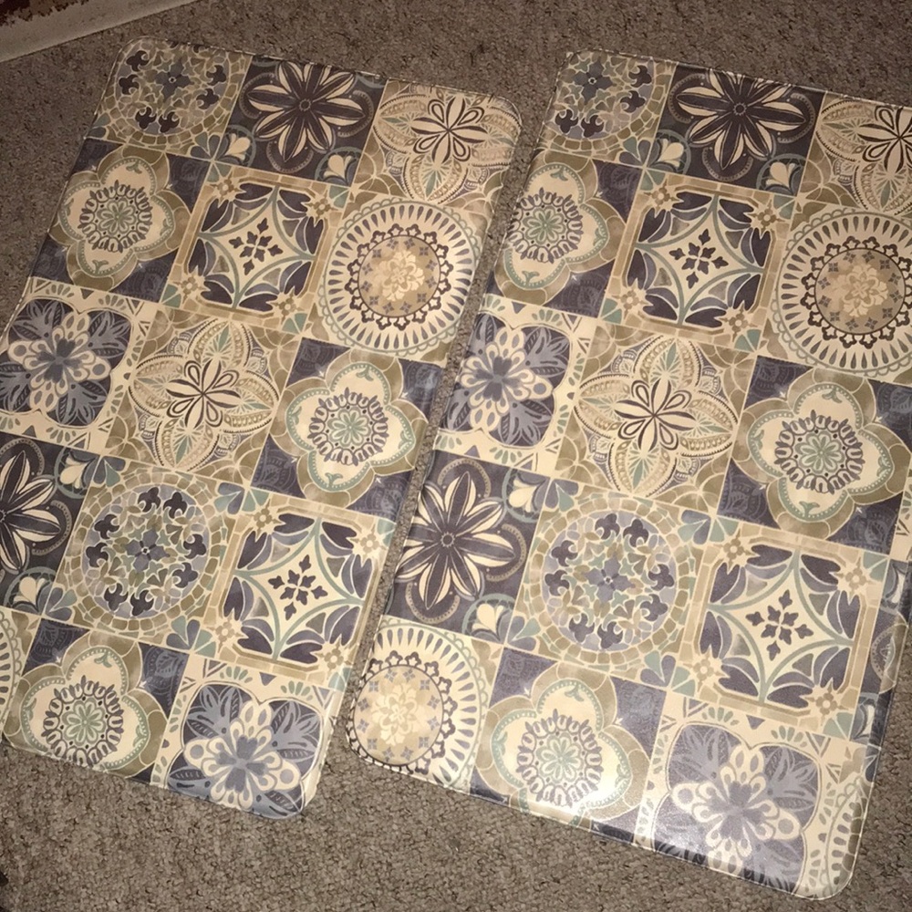 2 Anti Fatigue Kitchen Mats